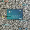 Gabon BGFI Bank visa debit card PSD scan and photo-realistic snapshot, 2 in 1