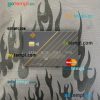 Gambia Access Bank mastercard PSD scan and photo taken image, 2 in 1