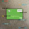 Gambia Arab Gambia Islamic Bank visa debit card PSD scan and photo-realistic snapshot, 2 in 1