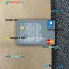 Georgia Basis Bank mastercard PSD scan and photo taken image, 2 in 1