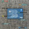 Georgia Basis Bank visa debit card PSD scan and photo-realistic snapshot, 2 in 1