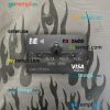Georgia Liberty bank visa platinum card PSD scan and photo-realistic snapshot, 2 in 1