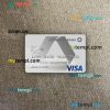 Germany Commerzbank Visa Card PSD scan and photo-realistic snapshot, 2 in 1