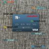 Germany Deka Bank visa card PSD scan and photo-realistic snapshot, 2 in 1