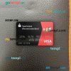 Germany Sparkasse westmunsterland bank visa classic card PSD scan and photo-realistic snapshot, 2 in 1