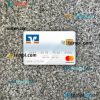 Germany Volksbank mastercard PSD scan and photo taken image, 2 in 1