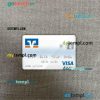 Germany Volksbank visa classic card PSD scan and photo-realistic snapshot, 2 in 1