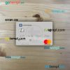 Greece Alpha Bank mastercard PSD scan and photo taken image, 2 in 1, version 3
