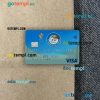Greece Alpha Bank visa debit card PSD scan and photo-realistic snapshot, 2 in 1, version 2
