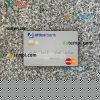 Greece Attica Bank mastercard PSD scan and photo taken image, 2 in 1