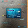 Greece Eurobank ergasias visa classic card PSD scan and photo-realistic snapshot, 2 in 1