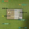 Guinea Banque Islmaique de Guinée visa debit card PSD scan and photo-realistic snapshot, 2 in 1