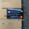 Guinea Fibank mastercard PSD scan and photo taken image, 2 in 1