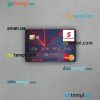 Guyana Bank of Nova Scotia mastercard PSD scan and photo taken image, 2 in 1