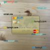 Haiti BUH Bank mastercard PSD scan and photo taken image, 2 in 1