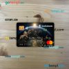 Hong Kong Scotiabank mastercard PSD scan and photo taken image, 2 in 1