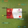 Hungary Budapest bank mastercard PSD scan and photo taken image, 2 in 1