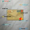Hungary Erste Bank mastercard PSD scan and photo taken image, 2 in 1