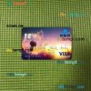 Hungary K&H visa classic card PSD scan and photo-realistic snapshot, 2 in 1