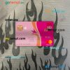Hungary MKB bank mastercard PSD scan and photo taken image, 2 in 1