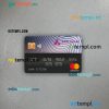 India Axis bank mastercard PSD scan and photo taken image, 2 in 1