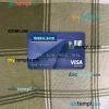 India Federal bank visa classic card PSD scan and photo-realistic snapshot, 2 in 1