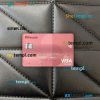 India Finacle bank visa classic card PSD scan and photo-realistic snapshot, 2 in 1