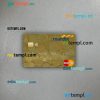 Indonesia Bank Mandiri mastercard PSD scan and photo taken image, 2 in 1