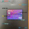 Indonesia Bank Rakyat Indonesia (BRI) visa classic card PSD scan and photo-realistic snapshot, 2 in 1
