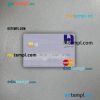 Iran Bank Saderat Iran mastercard PSD scan and photo taken image, 2 in 1