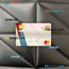 Iraq Kurdistan International Bank mastercard PSD scan and photo taken image, 2 in 1