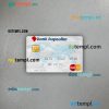 Israel Bank Hapoalim mastercard PSD scan and photo taken image, 2 in 1