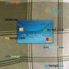 Italy Citibank mastercard PSD scan and photo taken image, 2 in 1
