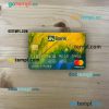 Jamaica National Bank mastercard PSD scan and photo taken image, 2 in 1