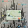 Jamaica Sagicor Bank mastercard PSD scan and photo taken image, 2 in 1