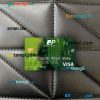 Japan Post bank visa classic card PSD scan and photo-realistic snapshot, 2 in 1