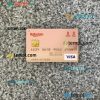 Japan Rakuten Bank visa card PSD scan and photo-realistic snapshot, 2 in 1