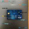 Jordan Bank of Jordan visa signature card PSD scan and photo-realistic snapshot, 2 in 1