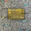 Kuwait Commercial Bank visa gold card visa gold card PSD scan and photo-realistic snapshot, 2 in 1