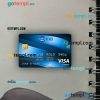 Laos Joint Development Bank visa classic card PSD scan and photo-realistic snapshot, 2 in 1