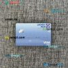 Laos Lao-Viet visa debit card PSD scan and photo-realistic snapshot, 2 in 1