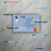 Latvia LPB Bank mastercard PSD scan and photo taken image, 2 in 1