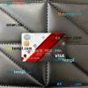 Liberia Central Bank visa classic card PSD scan and photo-realistic snapshot, 2 in 1