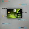 Liberia IB International Bank visa classic card PSD scan and photo-realistic snapshot, 2 in 1