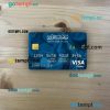 Libya Central Bank visa classic card PSD scan and photo-realistic snapshot, 2 in 1