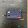 Libya Jumhouria Bank mastercard PSD scan and photo taken image, 2 in 1