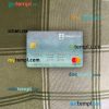 Liechtenstein Union Bank AG bank mastercard PSD scan and photo taken image, 2 in 1