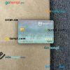 Liechtenstein Union bank visa electron card PSD scan and photo-realistic snapshot, 2 in 1