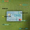 Lithuania DNB Bank mastercard PSD scan and photo taken image, 2 in 1