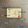 Luxembourg Advanzia Bank mastercard PSD scan and photo taken image, 2 in 1